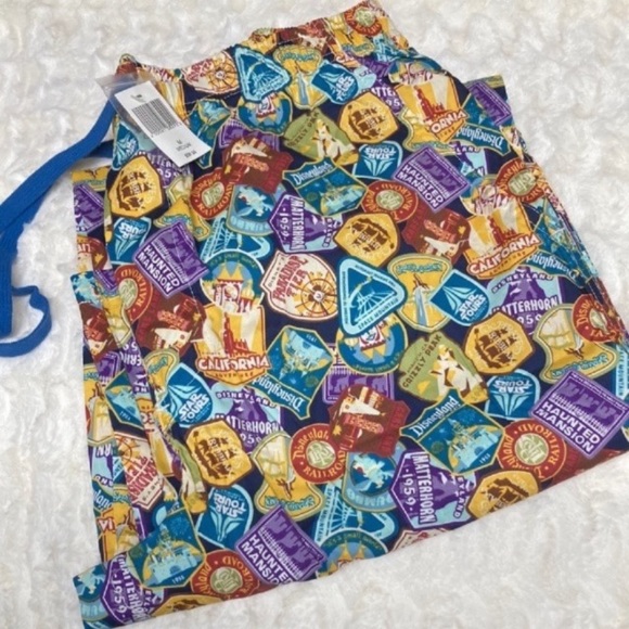 Disneyland Parks Attractions Sleep Pants - Picture 1 of 9